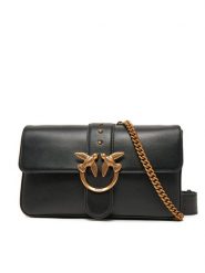 PINKO Torebka Love One Classic Slouchy Fl PE 25 PLTT 104524 A0QO Czarny. Czarne torebki do ręki damskie Pinko, bez wzorów, ze skóry, bez dodatków. Za 1,579.00 zł.