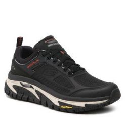Trekkingi Skechers. Czarne półbuty na co dzień męskie Skechers, trekkingowe. Za 379.99 zł.