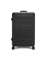 Reebok Walizka duża RBK-WAL-022-CCC-L Czarny. Czarne walizki męskie Reebok, bez wzorów, z tworzywa sztucznego, duże. Za 349.99 zł.