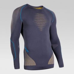 Bluza termoaktywna męska UYN Evolutyon UW Shirt LS. Czarne bluzy męskie UYN, m, bez wzorów, bez kaptura, narciarskie. Za 251.05 zł.