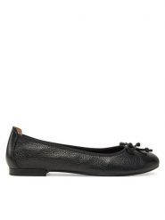 Caprice Baleriny 9-22108-42 Czarny. Czarne baleriny damskie Caprice, bez wzorów, ze skóry, bez obcasa. Za 200.99 zł.