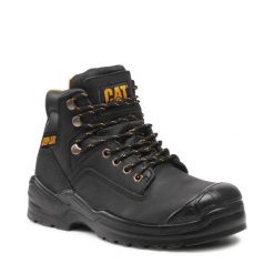 Trapery CAT Footwear. Czarne kozaki męskie CAT Footwear, bez zapięcia. Za 419.99 zł.