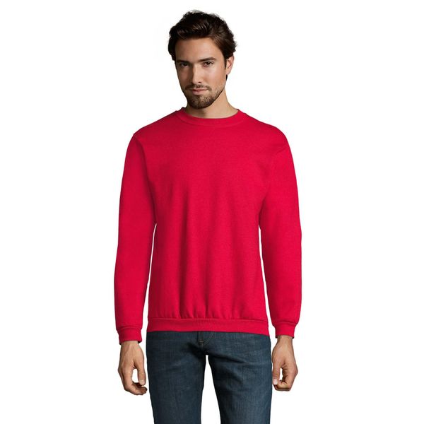 Męska Bluza Z Okrągłym Dekoltem Spider. Czerwone bluzy męskie SOL'S, l, bez wzorów, bez kaptura. Za 69.99 zł.