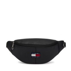 Nerka Tommy Jeans. Czarne saszetki męskie Tommy Jeans, z jeansu, młodzieżowe, małe. Za 289.99 zł.