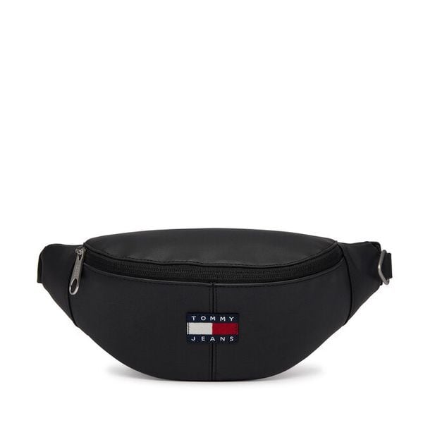 Nerka Tommy Jeans. Czarne saszetki męskie Tommy Jeans, z jeansu, młodzieżowe, małe. Za 178.99 zł.