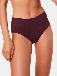 Triumph Figi klasyczne z wysokim stanem Amourette Charm 10216997 Bordowy. Czerwone figi damskie Triumph, bez wzorów, z syntetyku. Za 79.99 zł.