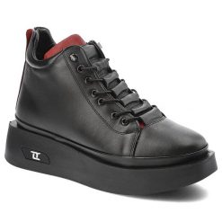 Czarne Botki Artiker Modne Obuwie Damskie. Czarne botki damskie Artiker, na wiosnę, ze skóry, eleganckie, bez obcasa, na obcasie, bez zapięcia. Za 269.00 zł.