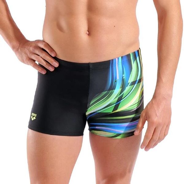 Bokserki do pływania Arena Bloom M (UK34). Czarne kąpielówki męskie Arena, l, bez wzorów, z materiału, do pływania. Za 139.99 zł.