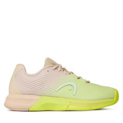 Buty do tenisa Head. Żółte obuwie sportowe damskie Head, bez wzorów, tenisowe. Za 439.99 zł.