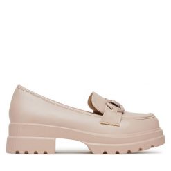 Loafersy DeeZee. Brązowe mokasyny damskie DeeZee. Za 139.99 zł.