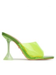 DeeZee Klapki ZALHT-01 Zielony. Zielone klapki damskie DeeZee, bez wzorów, z syntetyku, bez obcasa. Za 149.99 zł.