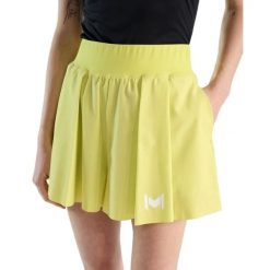 Damskie spódnico-spodenki Mouratoglou Apparel. Żółte szorty damskie MOURATOGLOU, xs, bez wzorów, z materiału, eleganckie. Za 243.50 zł.