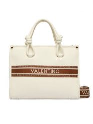 Valentino Torebka Aella VBS9ZW04 Biały. Białe torebki do ręki damskie Valentino, bez wzorów, ze skóry, bez dodatków. Za 609.99 zł.