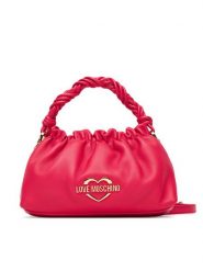 LOVE MOSCHINO Torebka JC4310PP0MK1361A Różowy. Czerwone torebki do ręki damskie Love Moschino, bez wzorów, ze skóry, bez dodatków. Za 599.99 zł.