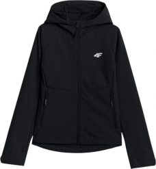 4f Kurtka damska softshell 4F F546 czarna 4FWSS26TSOFF546 20S S. Czarne kurtki sportowe damskie 4f, s, bez wzorów, z softshellu, bez kaptura. Za 323.98 zł.