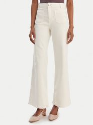 Marella Spodnie materiałowe Baschi 2615131251 Écru Regular Fit. Spodnie materiałowe damskie Marella, bez wzorów, z materiału. Za 539.99 zł.