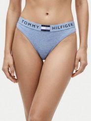 Tommy Hilfiger Stringi UW0UW06039 Niebieski jasny. Niebieskie stringi damskie Tommy Hilfiger, m, bez wzorów, z bawełny. Za 89.99 zł.
