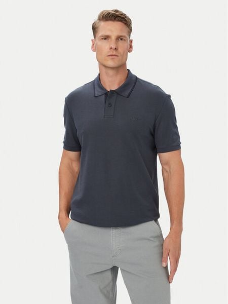 BOSS Polo Phoenix 50560227 Granatowy Regular Fit. Niebieskie koszulki polo męskie Boss, m, bez wzorów, bez ramiączek. Za 399.99 zł.