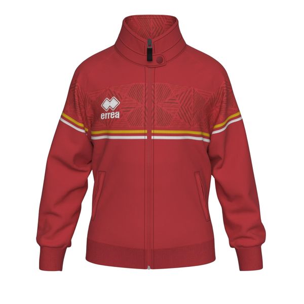 Kurtka dziewczęca Errea diana. Czerwone kurtki i płaszcze dla dziewczynek ERREA, z aplikacjami, z bawełny, długie, bez kaptura. Za 241.99 zł.