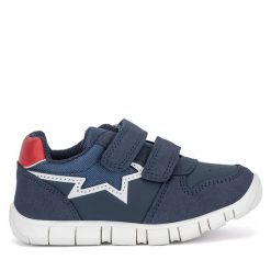 Sneakersy Action Boy. Niebieskie trampki i tenisówki chłopięce Action Boy, bez wzorów, bez zapięcia. Za 99.99 zł.