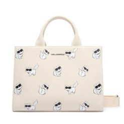 Torebka KARL LAGERFELD. Brązowe torebki do ręki damskie KARL LAGERFELD, bez wzorów, klasyczne, bez dodatków. Za 549.99 zł.