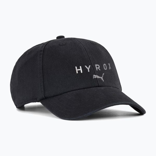 Czapka z daszkiem PUMA Hyrox BB. Czarne czapki i kapelusze damskie Puma, bez wzorów, z materiału, sportowe. Za 99.99 zł.