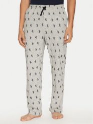 U.S. Polo Assn. Spodnie piżamowe MUP1657 Szary Regular Fit. Szare piżamy męskie U.S. Polo Assn., m, bez wzorów, z bawełny, bez ramiączek. Za 99.99 zł.