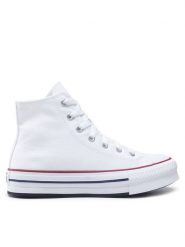 Converse Trampki Chuck Taylor All Star Eva Lift Hi 272856C Biały. Białe trampki i tenisówki dziewczęce Converse, bez wzorów, z materiału, bez zapięcia. Za 189.99 zł.