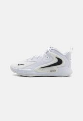 Buty halowe Nike Zoom Hyperset 2. Białe obuwie sportowe damskie Nike, bez wzorów, z gumy, do siatkówki, nike zoom. Za 599.99 zł.