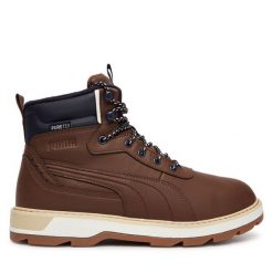 Trapery Puma. Brązowe śniegowce i trapery męskie Puma, bez zapięcia. Za 499.99 zł.