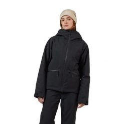 Damska ocieplana kurtka narciarska Rossignol Rochrun. Czarne kurtki snowboardowe damskie Rossignol, bez wzorów, bez kaptura, narciarskie. Za 1,155.99 zł.