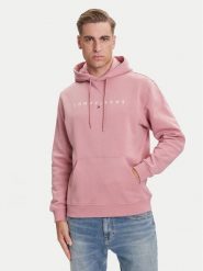 Tommy Jeans Bluza DM0DM20746 Różowy Regular Fit. Czerwone bluzy męskie Tommy Jeans, m, bez wzorów, z bawełny, bez kaptura. Za 299.99 zł.