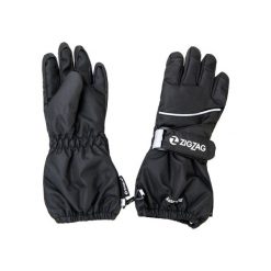 Dziecięce rękawice narciarskie Zigzag Kempston. Czarne rękawiczki dziecięce Zigzag, bez wzorów. Za 139.00 zł.