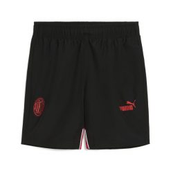 Męskie szorty AC Milan ftblARCHIVE PUMA Black For All Time Red. Czarne krótkie spodenki sportowe męskie Puma, m, z aplikacjami, do piłki nożnej. W wyprzedaży za 184.00 zł.