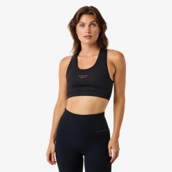 Biustonosz sportowy Trening Damska Swedemount Core Light Support Oddychający. Czarne obuwie sportowe damskie SWEDEMOUNT, bez wzorów, z tkaniny, na fitness i siłownię. W wyprzedaży za 95.00 zł.