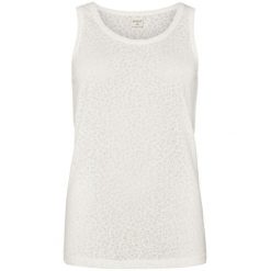 Koszulka damska PROTEST Marrit singlet. Białe t-shirty damskie Protest, bez wzorów, bez kołnierzyka. W wyprzedaży za 58.50 zł.