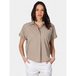 Koszulka damska Luhta Ahveninen. Brązowe spódnice damskie Luhta, bez wzorów, koszulowe. Za 279.00 zł.