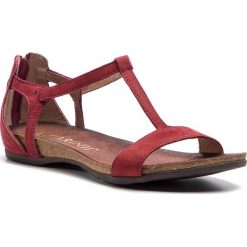 Sandały CARINII - B3779NSC-M35-000-000-B02 Bordo. Klapki damskie Carinii. W wyprzedaży za 189.00 zł.