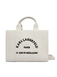 KARL LAGERFELD Torebka B1W30041 Biały. Białe torebki do ręki damskie KARL LAGERFELD, bez wzorów, ze skóry, bez dodatków. Za 849.99 zł.