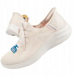 Skechers Slip-Ins Ultra Flex 3.0 - Brilliant 149710-NAT - 38. Trampki i tenisówki damskie Skechers, bez wzorów, bez zapięcia. Za 257.77 zł.