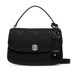 Torebka Guess. Czarne torebki do ręki damskie Guess, z aplikacjami, klasyczne, bez dodatków. Za 584.99 zł.