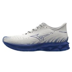 Buty do biegania Mizuno Wave Skyrise 6. Białe buty sportowe męskie Mizuno, bez zapięcia, do biegania, mizuno wave. Za 609.50 zł.