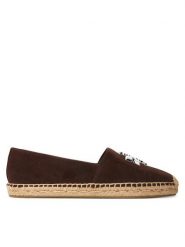 Tory Burch Espadryle Eleanor Espadrille 169623 Brązowy. Brązowe espadryle damskie Tory Burch, bez wzorów, ze skóry, bez obcasa, bez zapięcia. Za 1,119.00 zł.