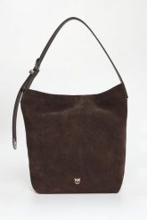 Torebka zamszowa Bucket Big Trittico PINKO. Plecaki damskie Pinko, bez wzorów, z zamszu. Za 1,979.00 zł.