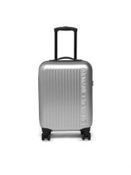 Armani Exchange Walizka kabinowa XW002233 AF21472 M8104 Złoty. Żółte torebki do ręki damskie Armani Exchange, bez wzorów, z tworzywa sztucznego. Za 909.99 zł.