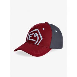 Czapka z daszkiem E9 Jim - red. Niebieskie czapki i kapelusze damskie E9, bez wzorów. Za 118.99 zł.
