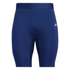 Krótkie Spodenki Adidas Sport Tf Short Tight M Dorośli. Niebieskie krótkie spodenki sportowe męskie Adidas, m, bez wzorów, z elastanu, techfit (adidas). Za 90.99 zł.