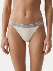 Emporio Armani Underwear Komplet stringów EW000405 AF19026 M0082 Biały. Białe stringi damskie Emporio Armani Underwear, m, bez wzorów, z bawełny. Za 209.99 zł.
