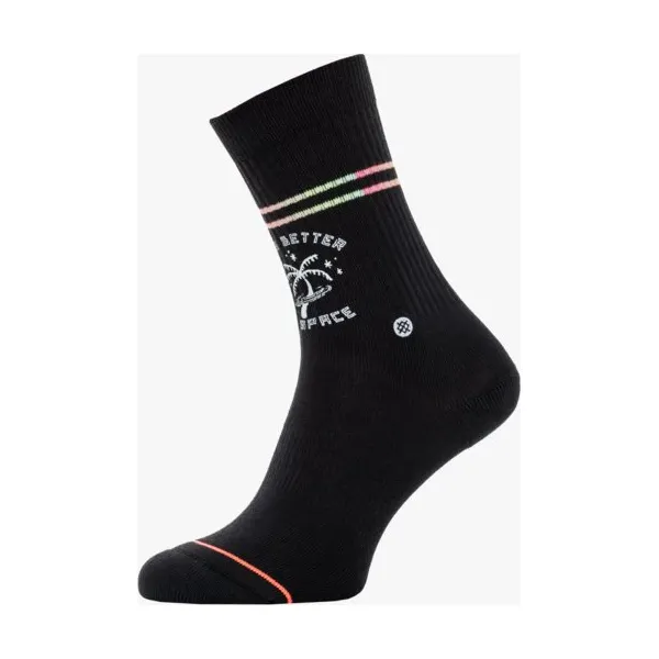 Stance Skarpety Palm Reader Crew , czarny, rozmiar M. Czarne skarpety damskie Stance, bez wzorów, z bawełny. Za 69.99 zł.