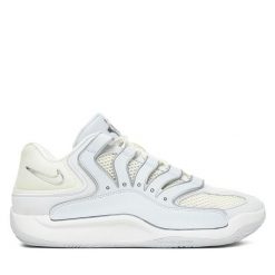 Buty do koszykówki Nike. Niebieskie buty sportowe męskie Nike, bez zapięcia, do koszykówki. Za 599.99 zł.